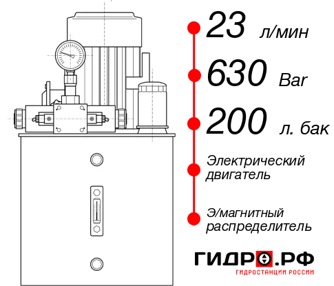 Гидростанция высокого давления НЭЭ-23И6320Т