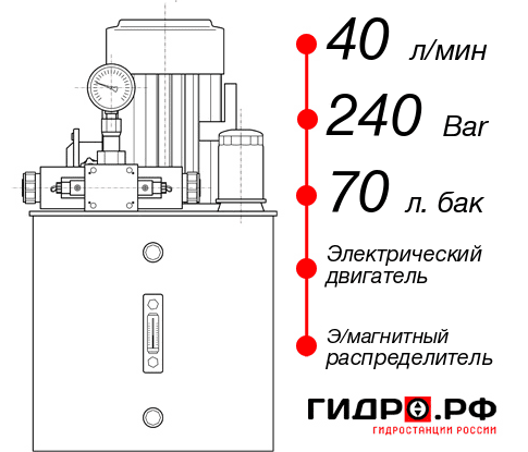 Маслостанция для пресса НЭЭ-40И247Т