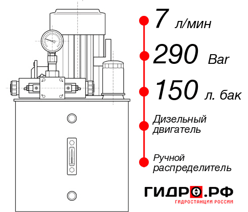 Дизельная маслостанция НДР-7И2915Т