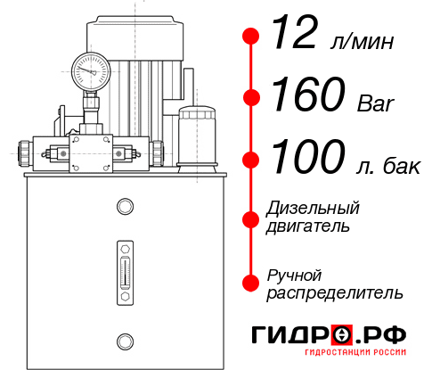 Дизельная маслостанция НДР-12И1610Т