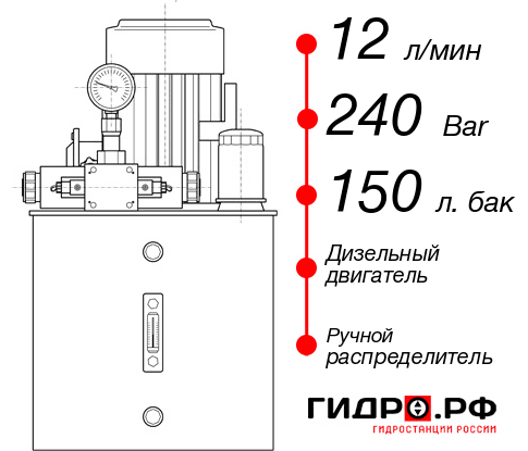 Дизельная маслостанция НДР-12И2415Т