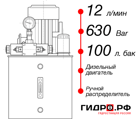 Гидростанция с домкратом НДР-12И6310Т