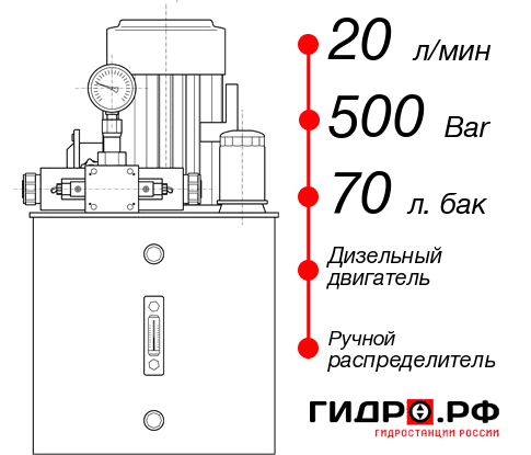 Гидростанция высокого давления НДР-20И507Т