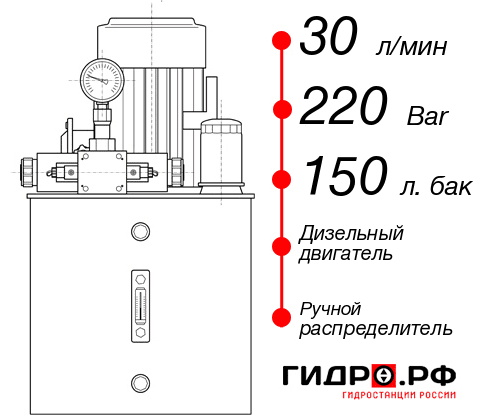 Дизельная маслостанция НДР-30И2215Т