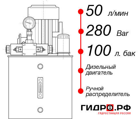 Автономная маслостанция НДР-50И2810Т