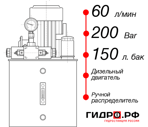 Гидростанция для гидромолота НДР-60И2015Т