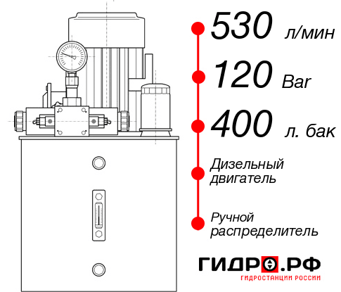 Маслостанция для свай НДР-530И1240Т