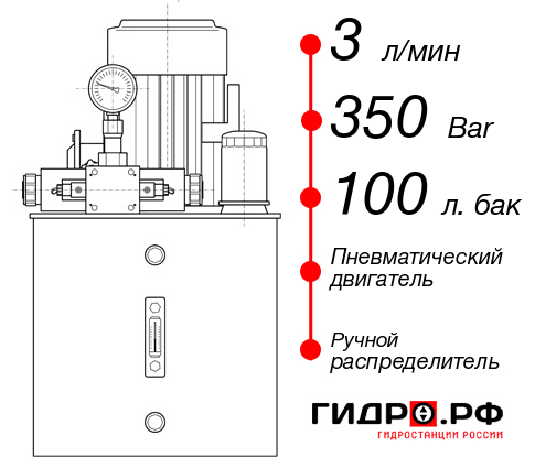 Гидростанция высокого давления НПР-3И3510Т