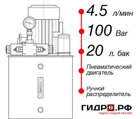 Компактная маслостанция НПР-4,5И102Т