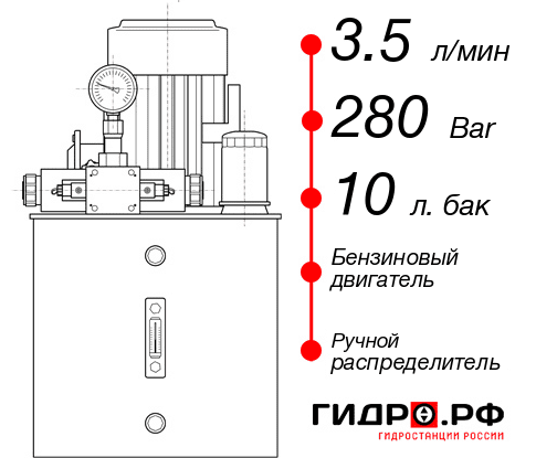 Малогабаритная маслостанция НБР-3,5И281Т