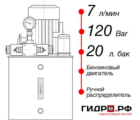 Малогабаритная маслостанция НБР-7И122Т