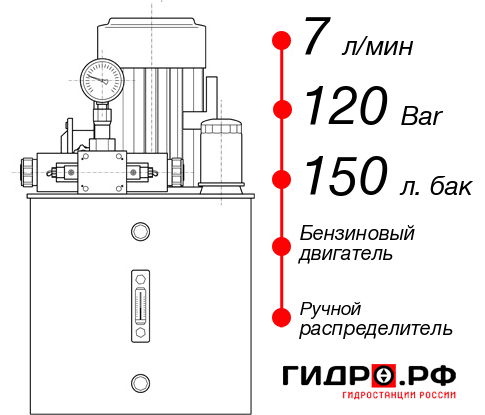 Бензиновая маслостанция НБР-7И1215Т