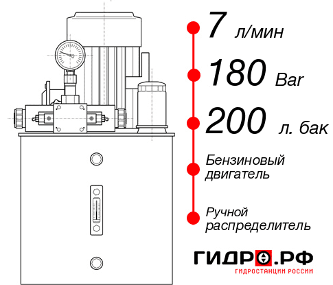 Бензиновая маслостанция НБР-7И1820Т