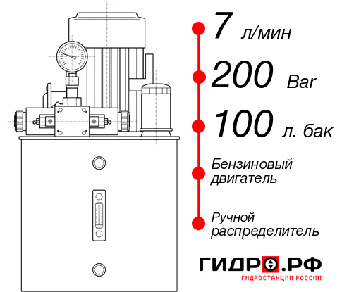 Бензиновая маслостанция НБР-7И2010Т