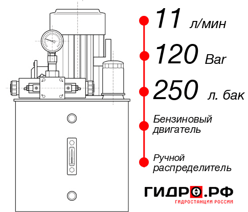 Бензиновая маслостанция НБР-11И1225Т