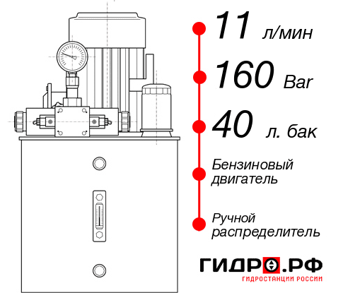 Бензиновая маслостанция НБР-11И164Т