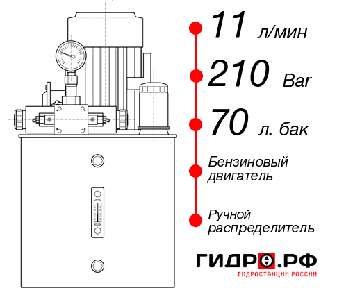 Маслостанция для дровокола НБР-11И217Т