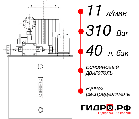 Автономная маслостанция НБР-11И314Т