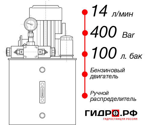 Маслостанция для гидравлического домкрата НБР-14И4010Т