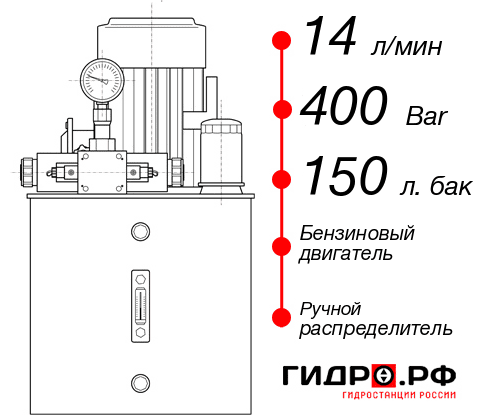 Маслостанция для гидравлического домкрата НБР-14И4015Т