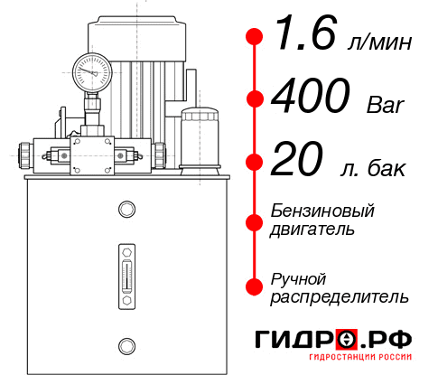 Компактная маслостанция НБР-1,6И402Т