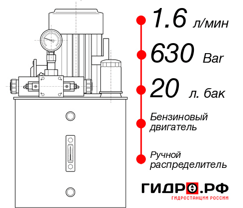 Компактная маслостанция НБР-1,6И632Т