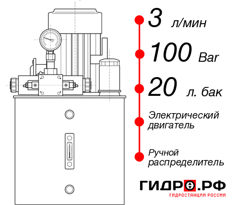 Гидростанция 220 Вольт НЭР-3И102Т