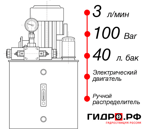 Маслостанция 220 Вольт НЭР-3И104Т