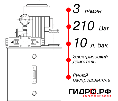 Гидравлическая маслостанция НЭР-3И211Т