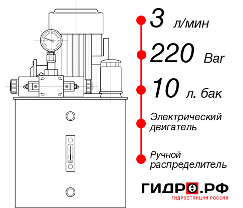 Маслостанция с электроприводом НЭР-3И221Т