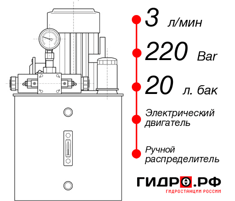 Маслостанция 220 Вольт НЭР-3И222Т