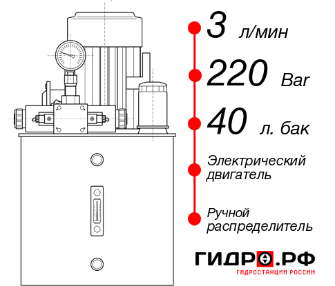 Гидростанция 220 Вольт НЭР-3И224Т