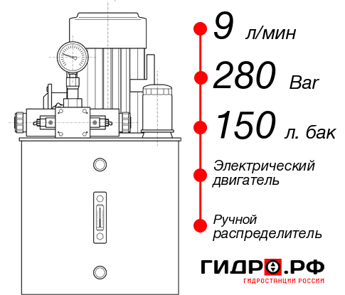 Маслостанция для гидропривода НЭР-9И2815Т