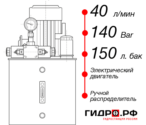 Гидростанция для шахт НЭР-40И1415Т