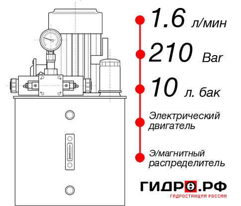 Малогабаритная гидростанция НЭЭ-1,6И211Т