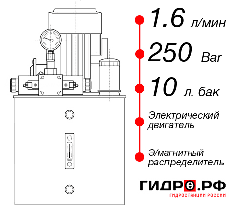 Компактная гидростанция НЭЭ-1,6И251Т