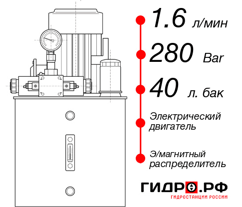 Промышленная маслостанция НЭЭ-1,6И284Т