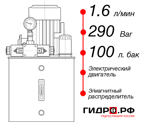 Гидростанция 220 Вольт НЭЭ-1,6И2910Т