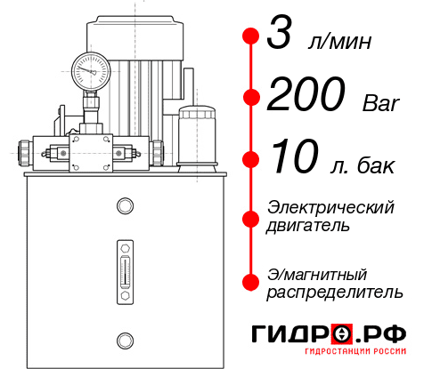 Гидростанция для подъемника НЭЭ-3И201Т