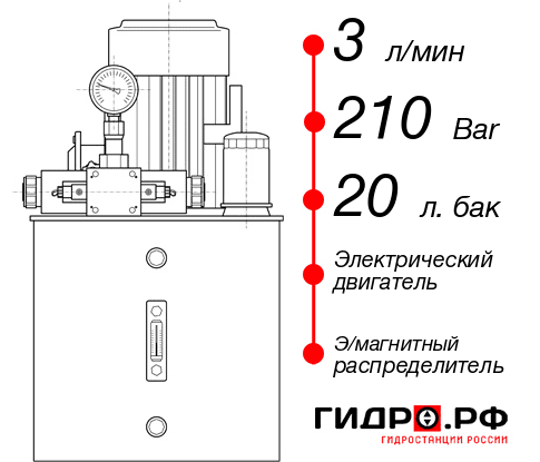 Гидростанция для подъемника НЭЭ-3И212Т