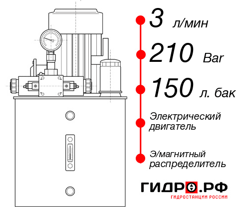 Гидростанция толкателя НЭЭ-3И2115Т