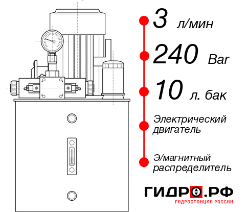 Маслостанция 220 Вольт НЭЭ-3И241Т