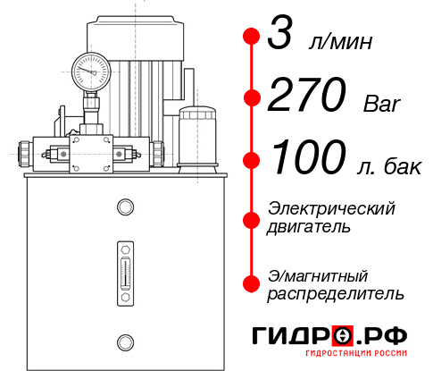 Маслостанция 220 Вольт НЭЭ-3И2710Т