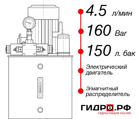 Маслостанция 220 Вольт НЭЭ-4,5И1615Т