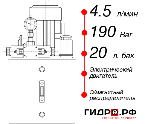 Малогабаритная маслостанция НЭЭ-4,5И192Т