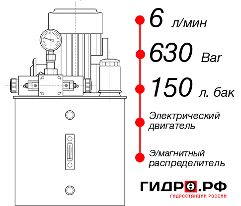 Гидростанция для гидравлического домкрата НЭЭ-6И6315Т