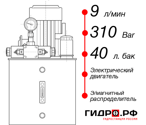 Маслостанция высокого давления НЭЭ-9И314Т