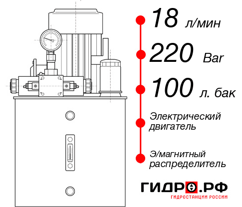 Гидростанция для пресса НЭЭ-18И2210Т